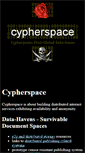 Mobile Screenshot of cypherspace.org